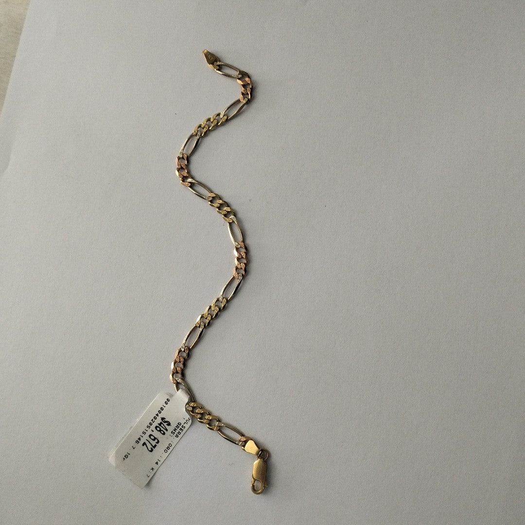 PULSERA ORO 14 K 7.1 GRMS (SEMINUEVO)