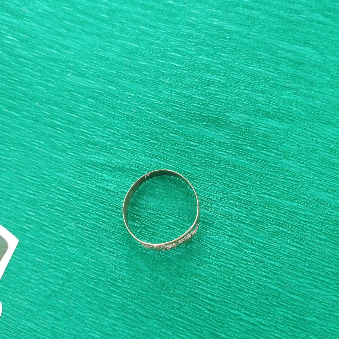 ANILLO ORO 8 K 1.5 GRMS (SEMINUEVO)