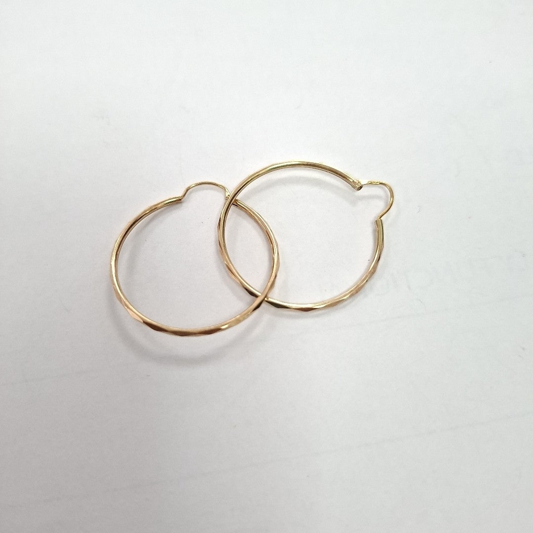 ARRACADAS PAR ORO 14 K 1.6 GRMS (SEMINUEVO)