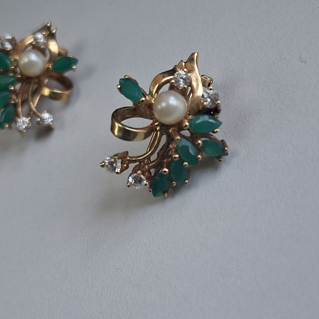 ARETES PAR ORO 14 K 6.9 GRMS (SEMINUEVO)