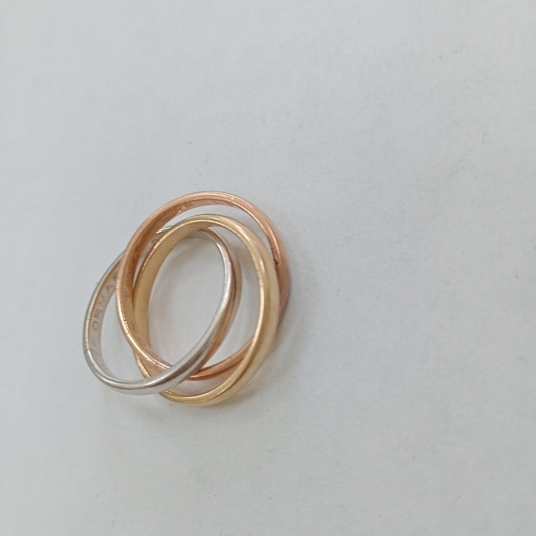 ARGOLLA ORO COMBINADO 14 K 7 GRMS (SEMINUEVO)