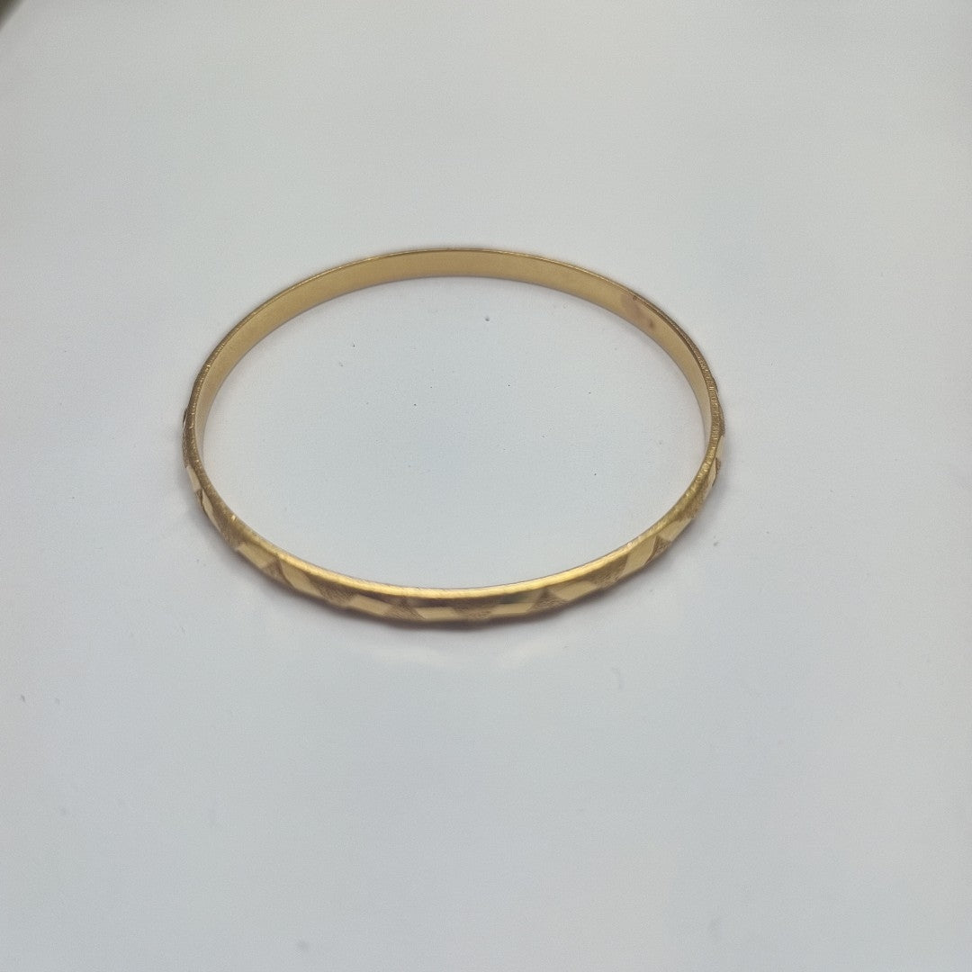 PULSERA RIGIDA ORO 18 K 10.5 GRMS (SEMINUEVO)