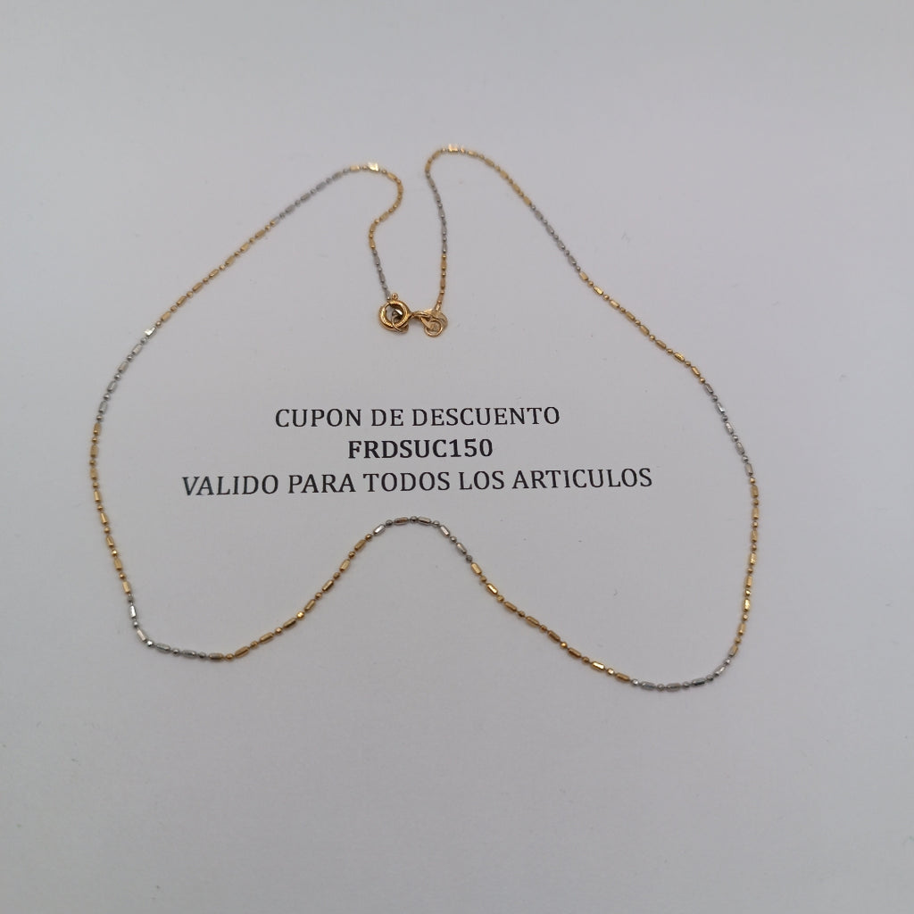 CADENA ORO 14 K 1.5 GRMS (SEMINUEVO)