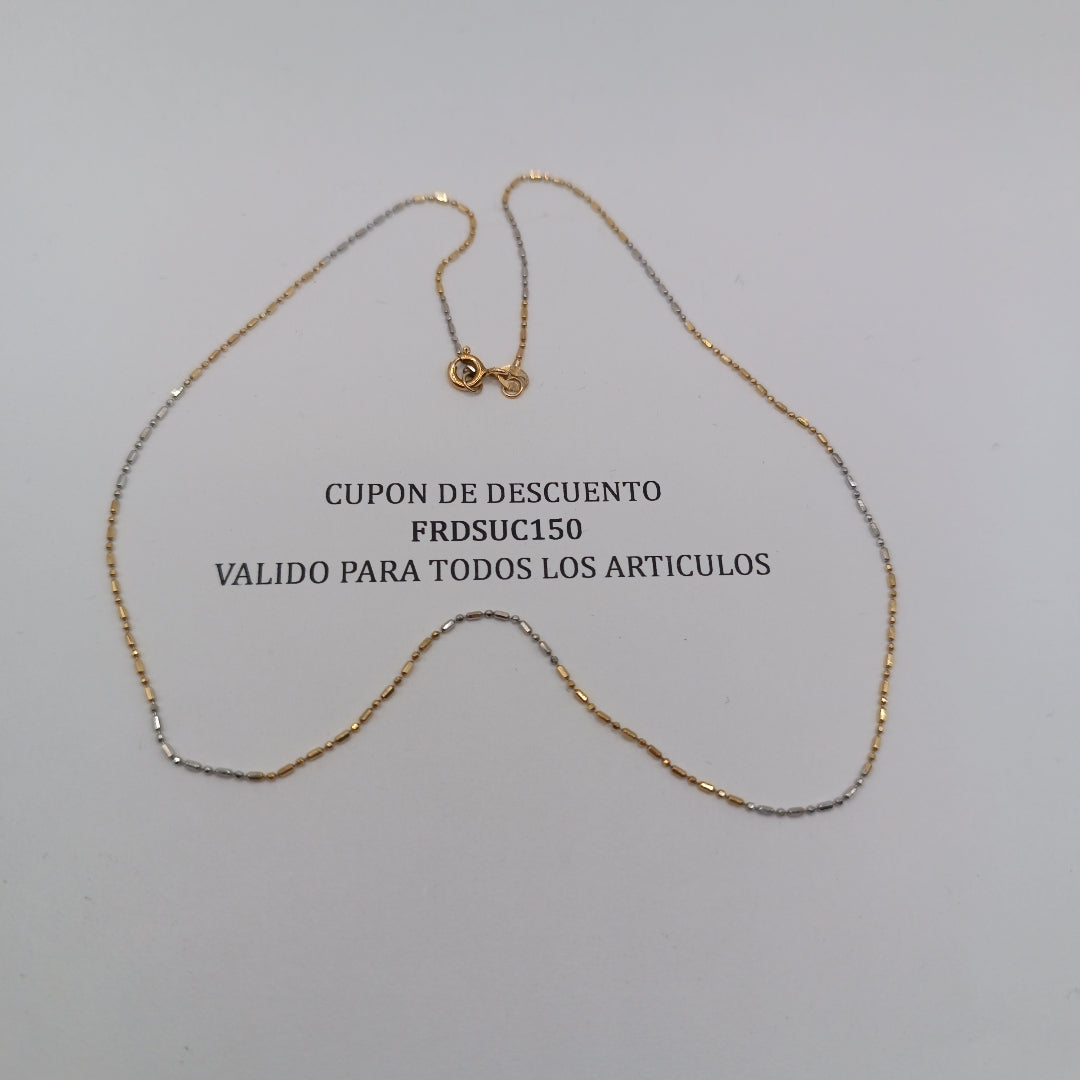 CADENA ORO 14 K 1.5 GRMS (SEMINUEVO)