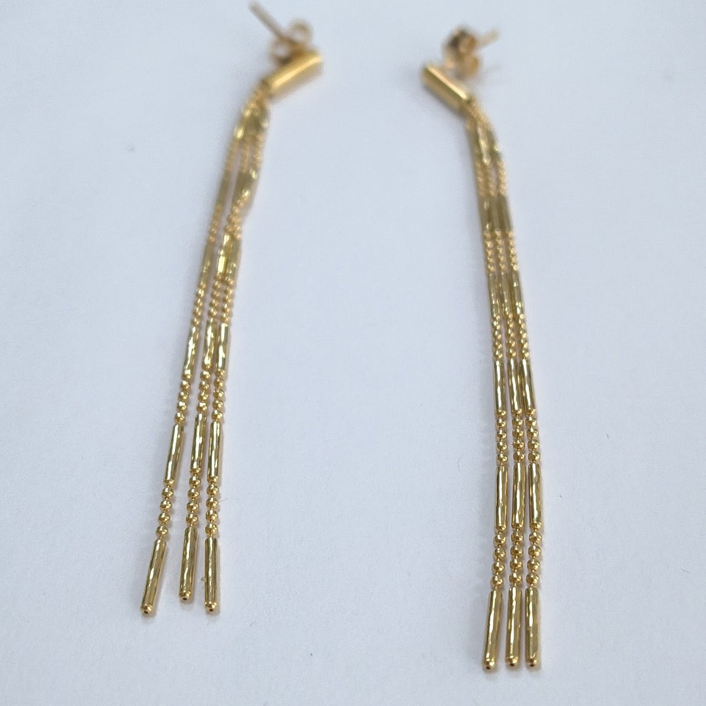 ARETES PAR ORO 14 K 4,20 GRMS (SEMINUEVO)