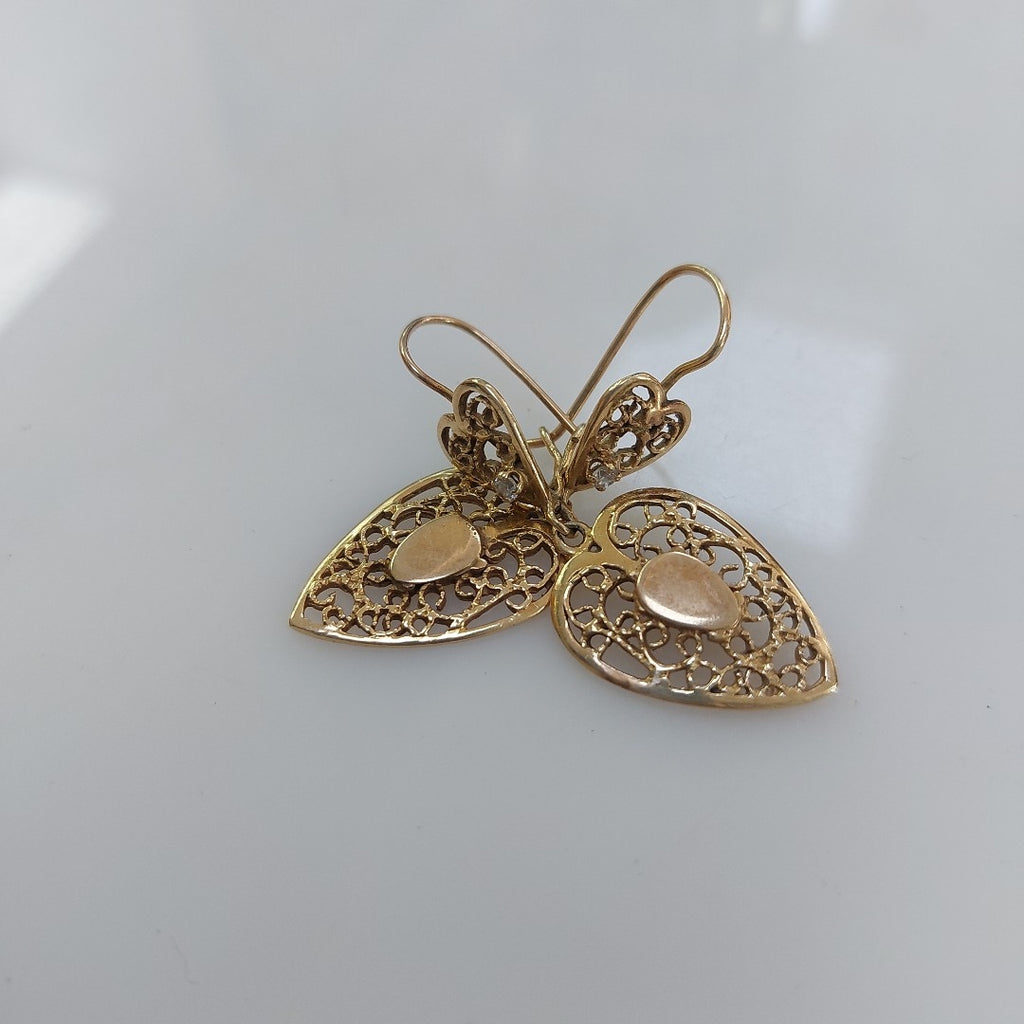 ARETES PAR ORO 8 K 5,30 GRMS (SEMINUEVO)