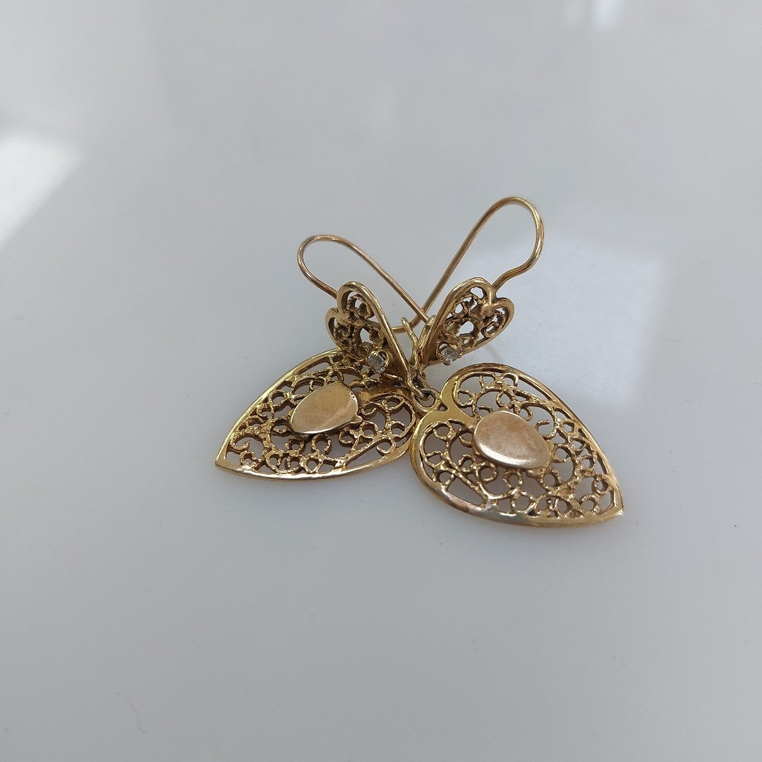 ARETES PAR ORO 8 K 5,30 GRMS (SEMINUEVO)