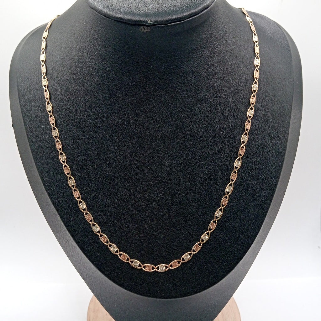 CADENA ORO COMBINADO 10 K 6,40 GRMS (SEMINUEVO)
