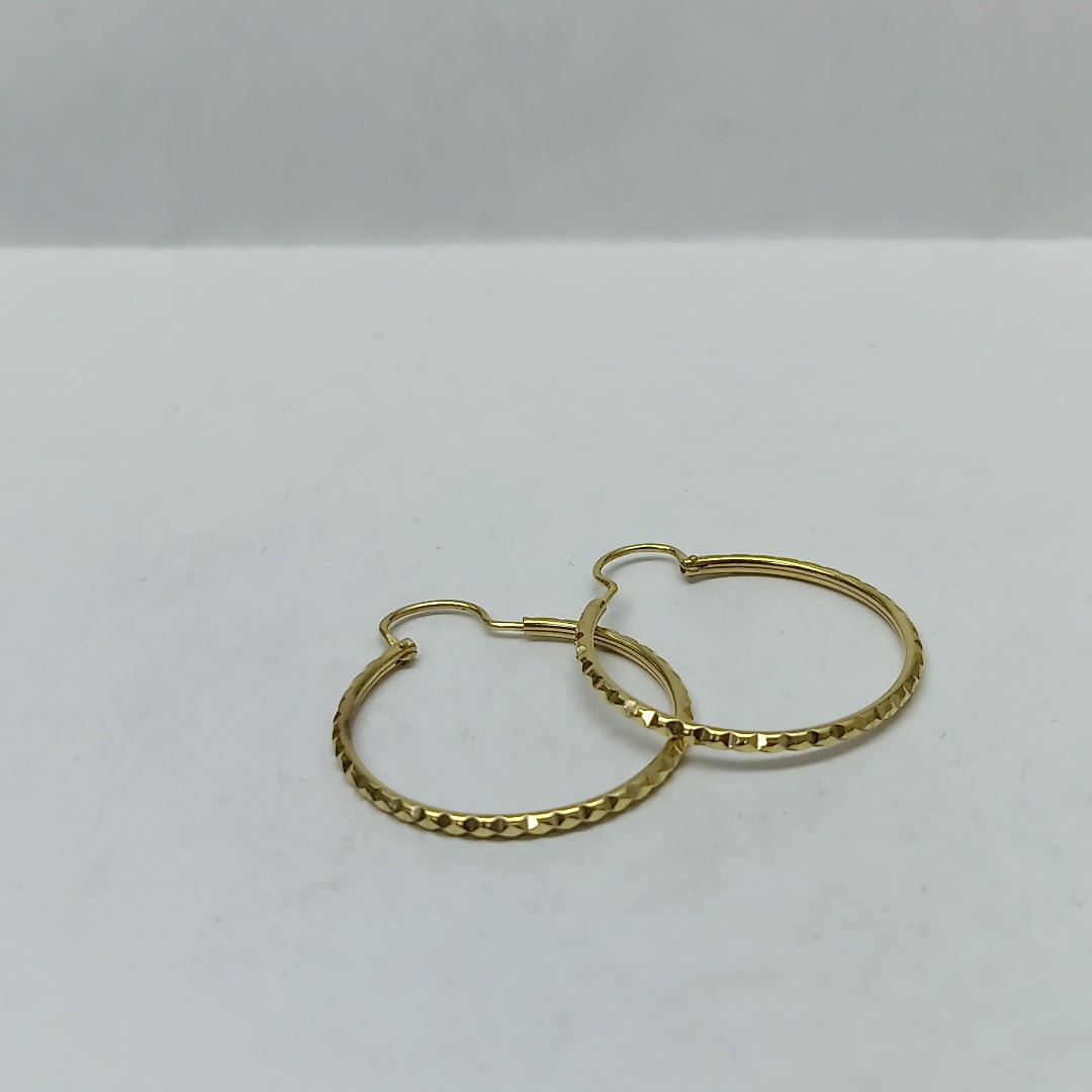 ARRACADAS PAR ORO 14 K 1.4 GRMS (SEMINUEVO)