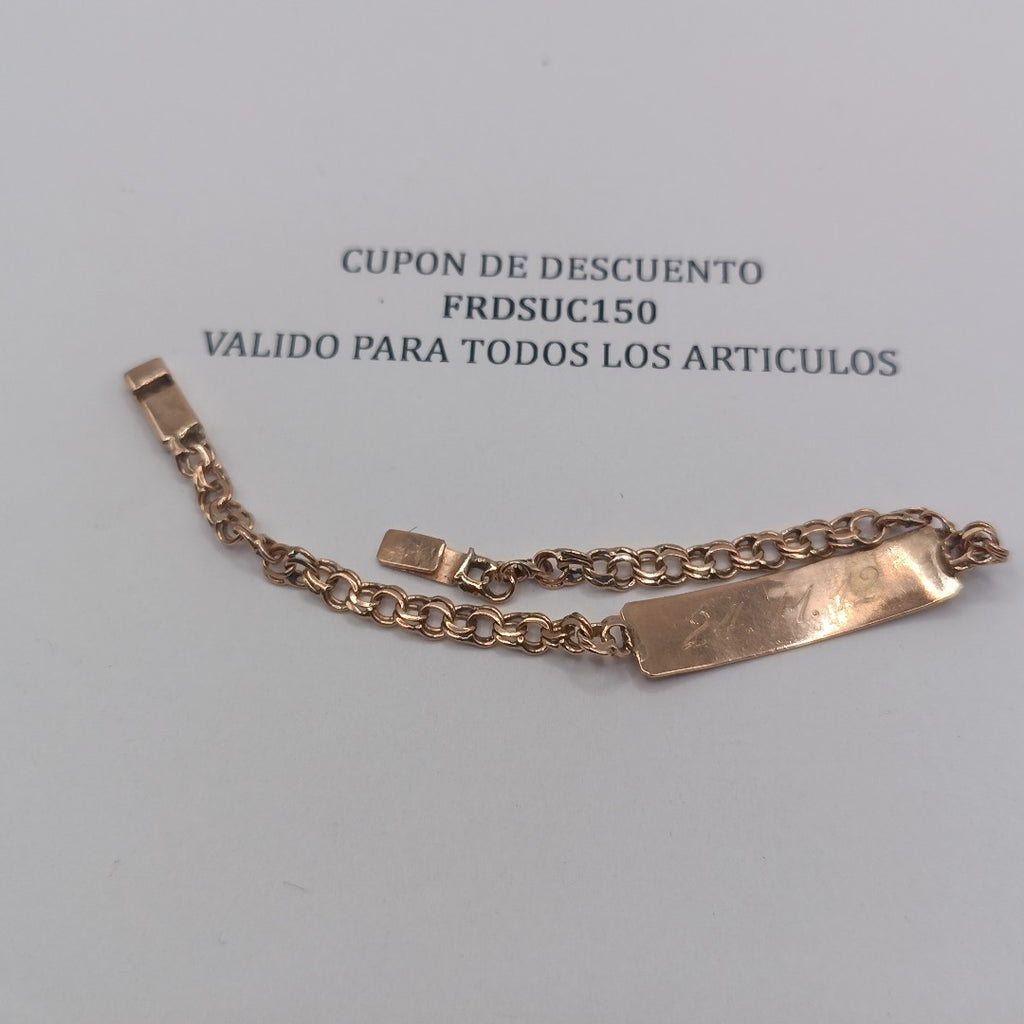 ESCLAVA ORO 8 K 4 GRMS (SEMINUEVO)