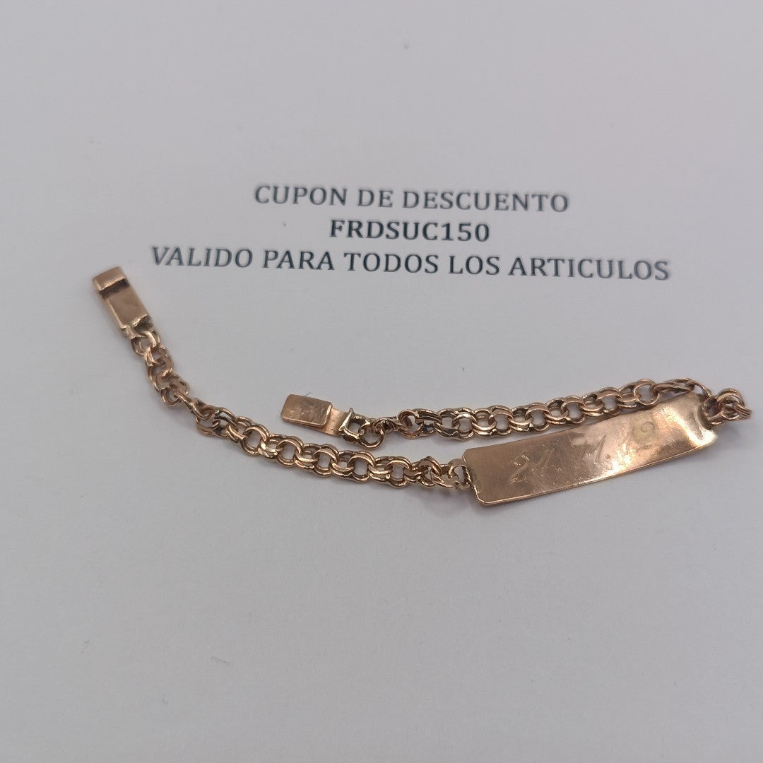 ESCLAVA ORO 8 K 4 GRMS (SEMINUEVO)