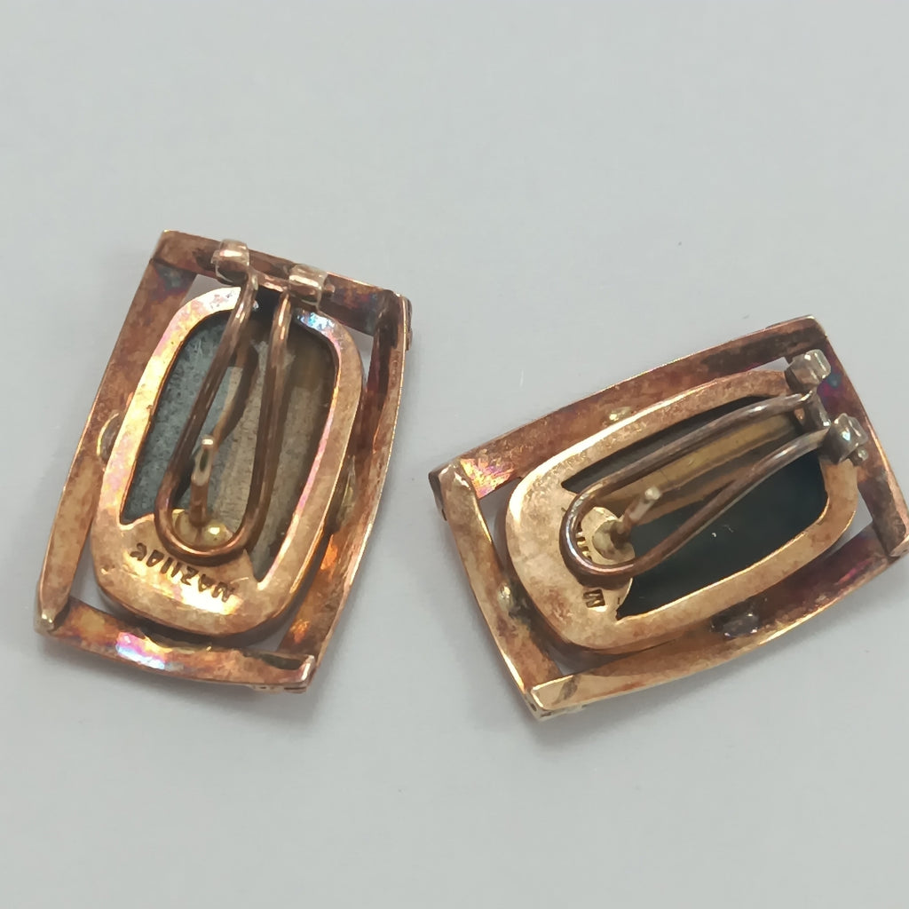 ARETES PAR ORO 14 K 10,60 GRMS (SEMINUEVO)