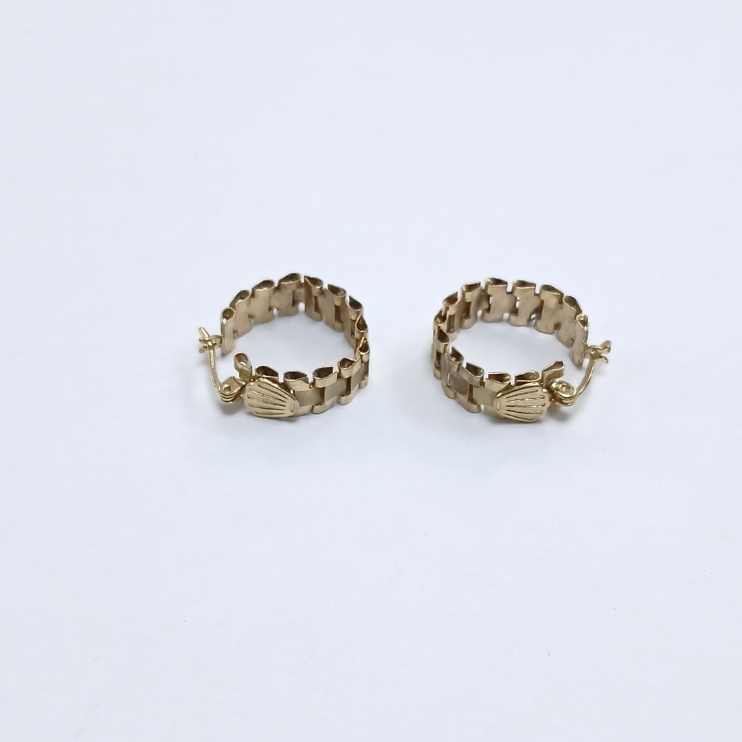 ARRACADAS PAR ORO 10 K 3.4 GRMS (SEMINUEVO)