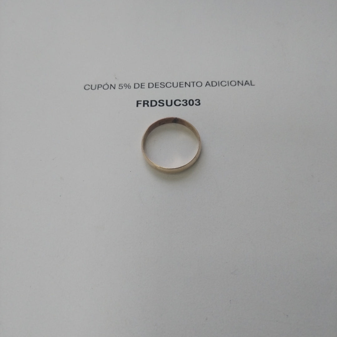 ARGOLLA ORO 10 K 2,30 GRMS (SEMINUEVO)