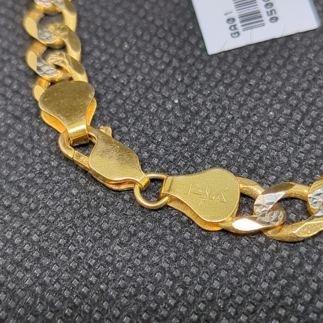 PULSERA 3 X 1 DIAMANTADA 14.3GR 21 CM (NUEVO)
