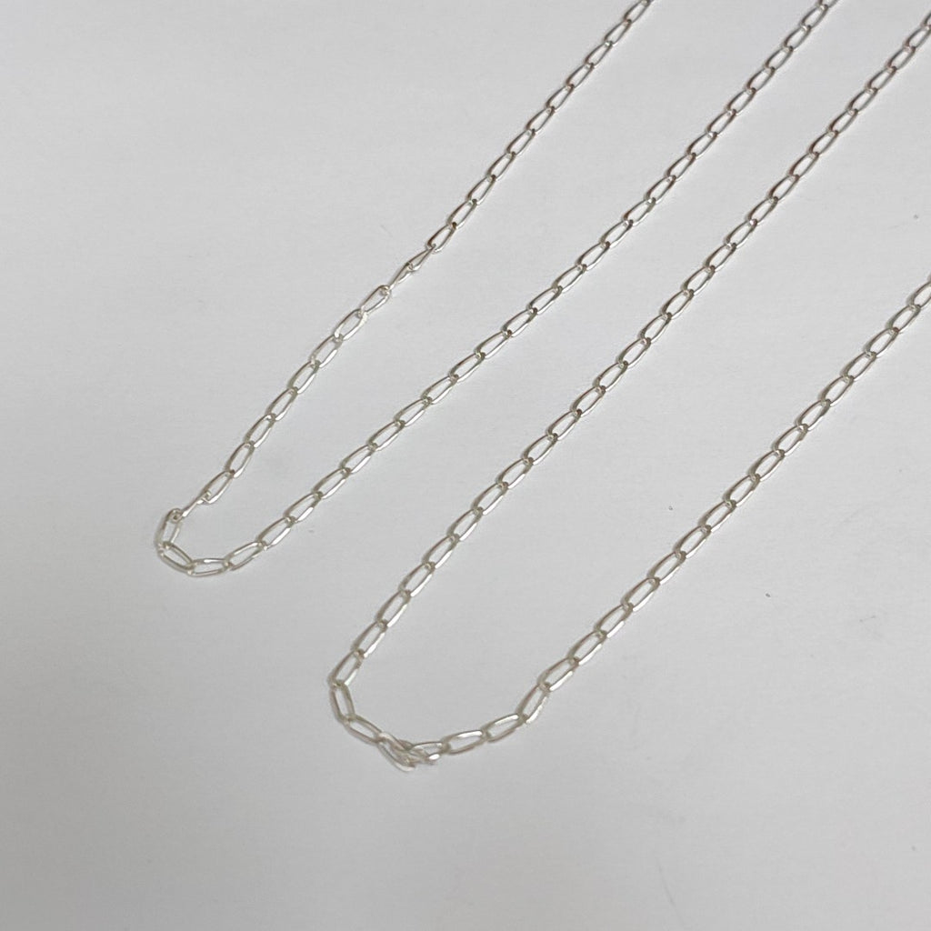 CADENA TEJIDO ESLABONES PLATA .925 55 CM 2.7 GR (NUEVO)