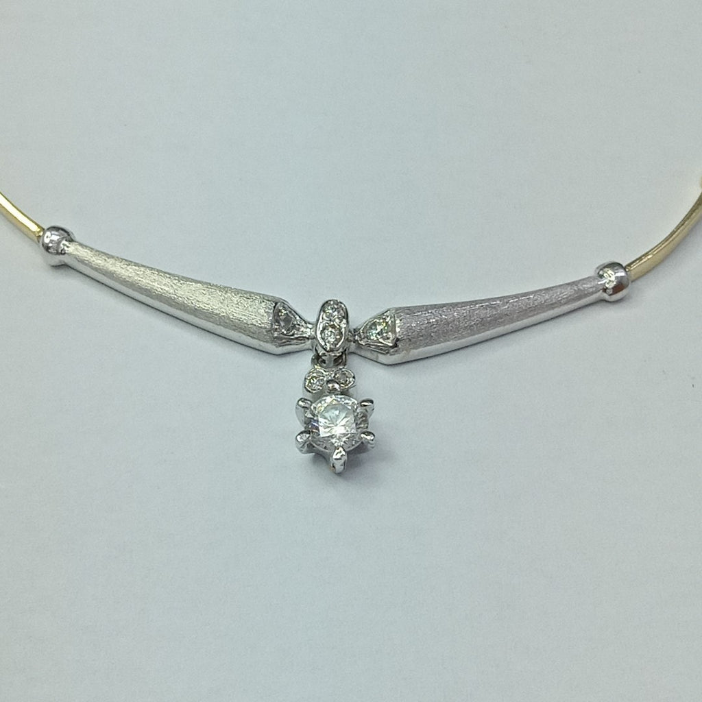 GARGANTILLA ORO, ORO COMBINADO 14 K 11.1 GRMS (SEMINUEVO)