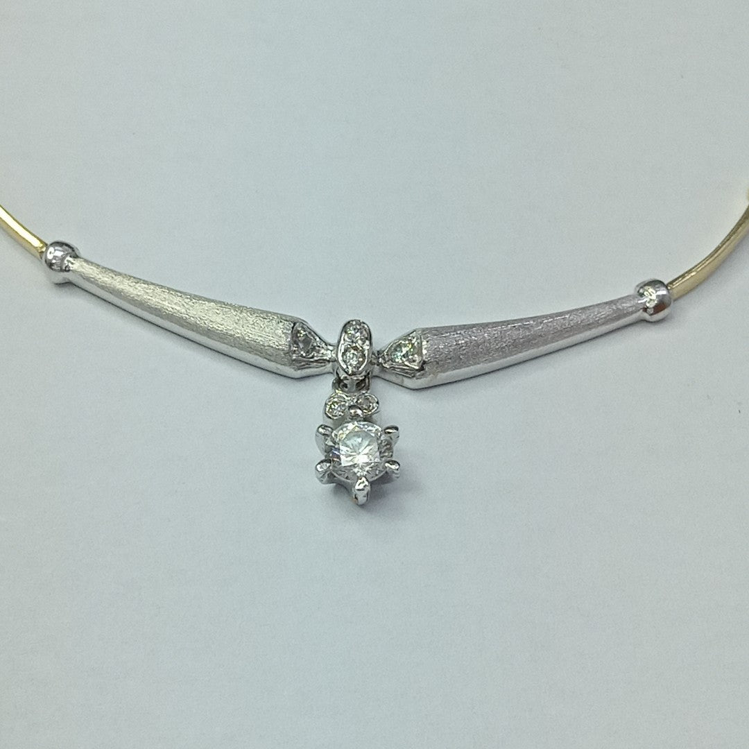 GARGANTILLA ORO, ORO COMBINADO 14 K 11.1 GRMS (SEMINUEVO)