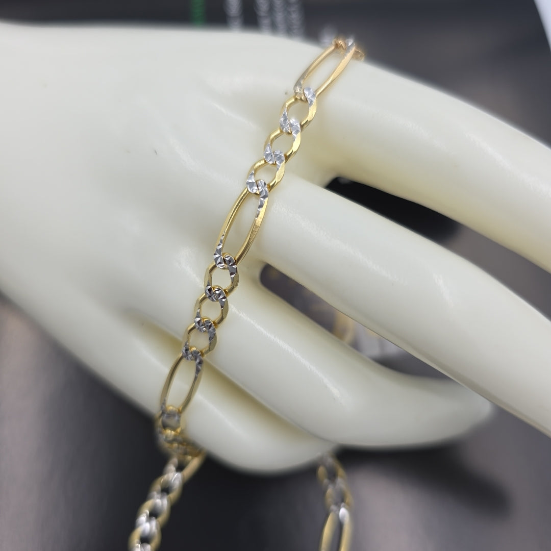PULSERA ORO, RODIADO 10 K 7.2 GRMS (SEMINUEVO)