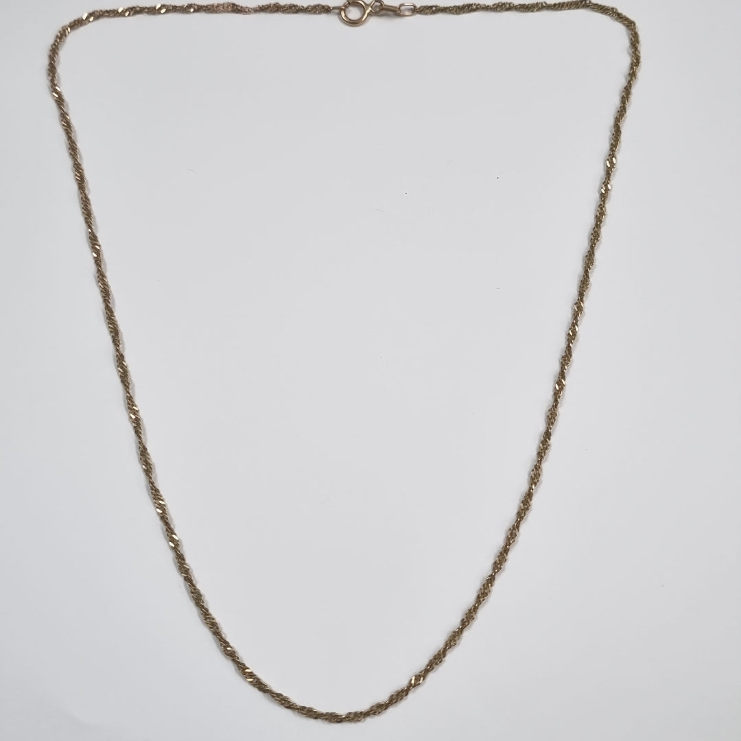 CADENA ORO 14 K 2,10 GRMS (SEMINUEVO)