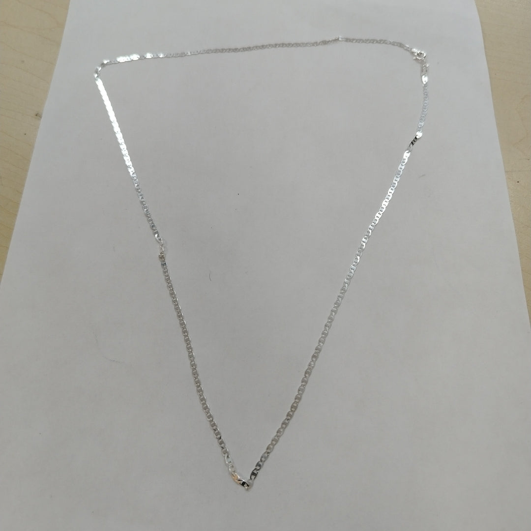 CADENA TEJIDO ESPEJO PLATA .925 60 CM 4.4 GR (NUEVO)
