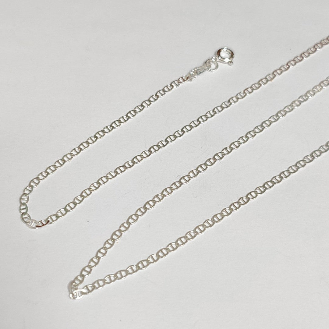 CADENA TEJIDO GUCHI PLATA .925 55 CM 3.5 GR (NUEVO)