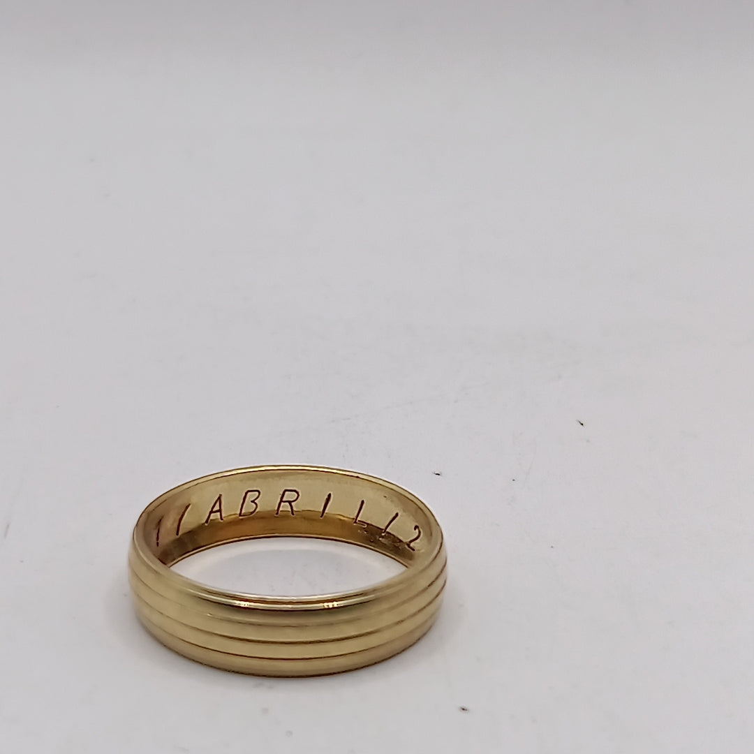 ARGOLLA ORO 10 K 2.9 GRMS (SEMINUEVO)