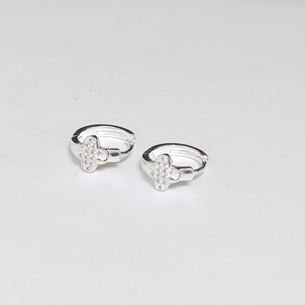 ARRACADAS C/CIRCONIAS PLATA .925 1.9 GR (NUEVO)