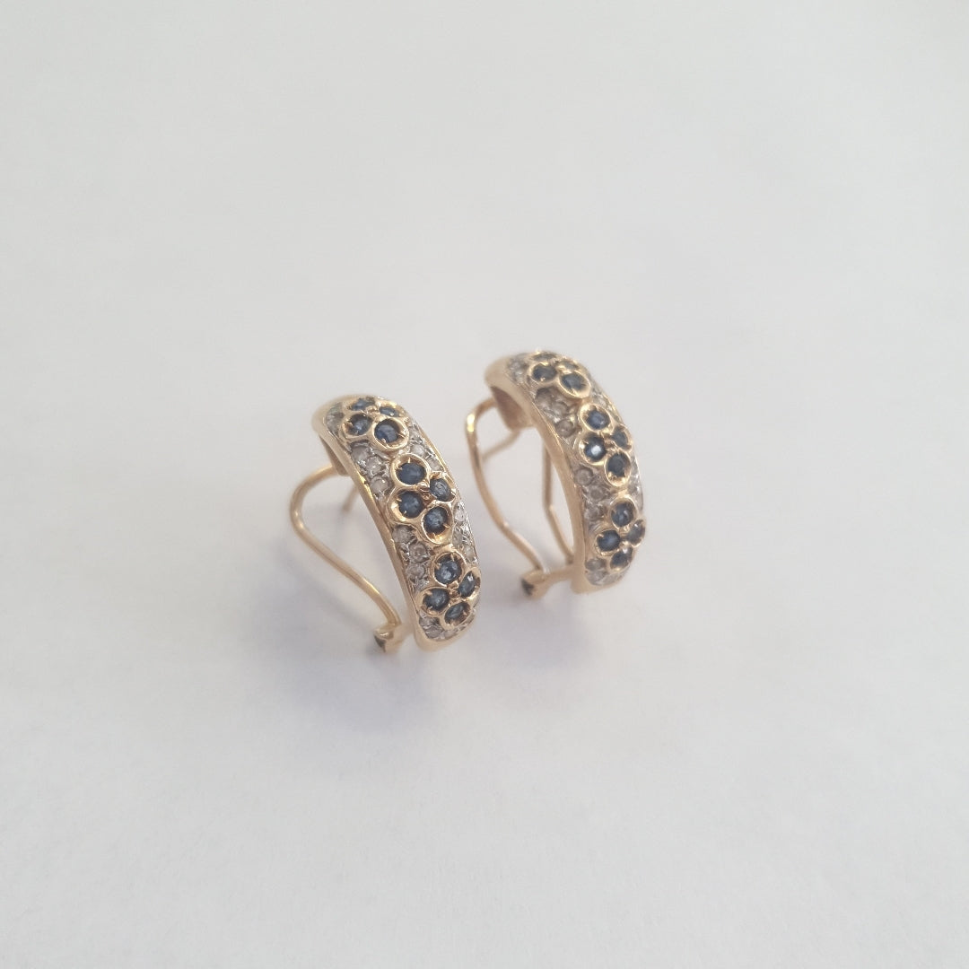 ARETES PAR ORO 14 K 4.9 GRMS (SEMINUEVO)