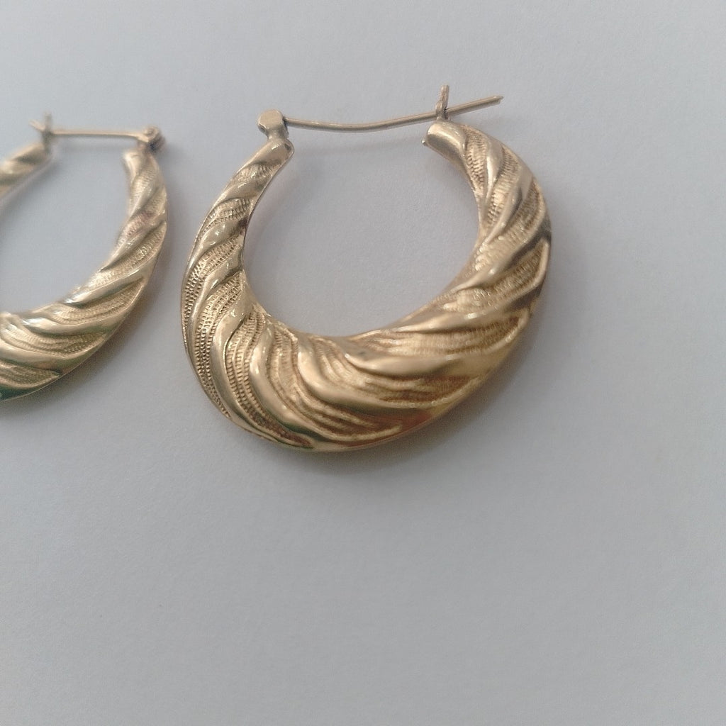 ARRACADAS PAR ORO 14 K 3,50 GRMS (SEMINUEVO)