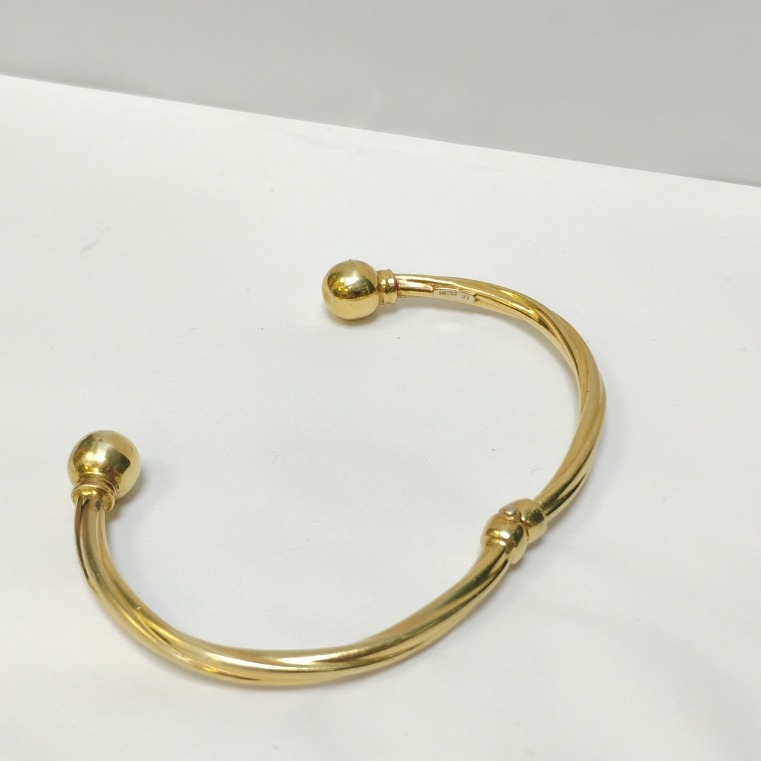 PULSERA RIGIDA ORO 14 K 10,20 GRMS (SEMINUEVO)