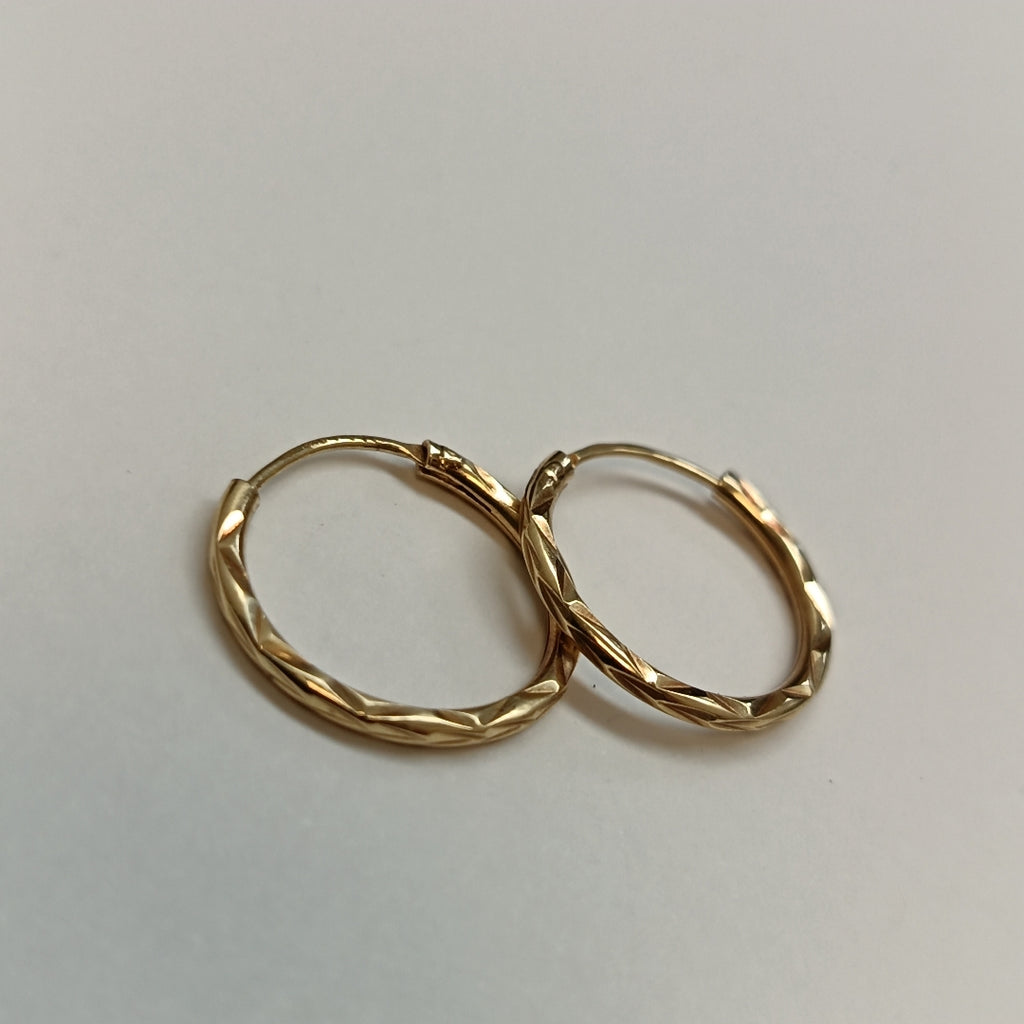 ARRACADAS PAR ORO 10 K 1,10 GRMS (SEMINUEVO)