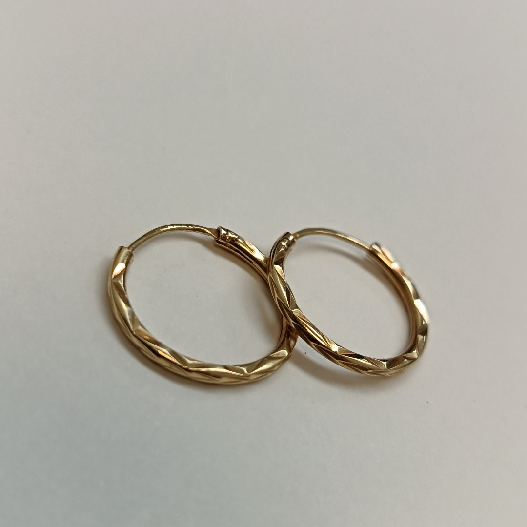 ARRACADAS PAR ORO 10 K 1,10 GRMS (SEMINUEVO)