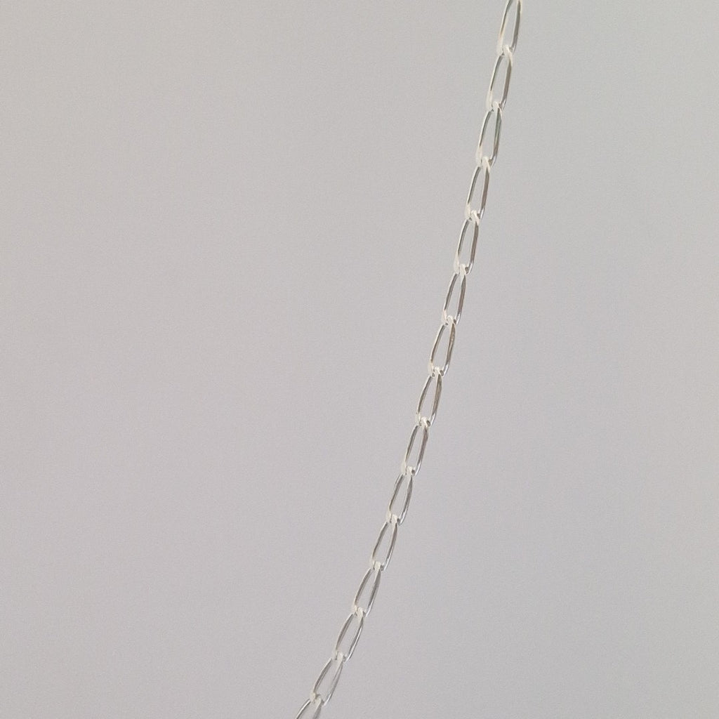 CADENA TEJIDO ESLABONES PLATA .925 60 CM 3 GR (NUEVO)