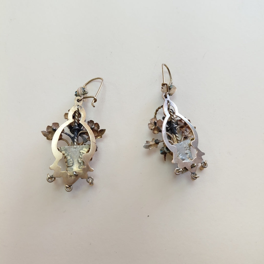 ARETES PAR ORO 8 K 10.3 GRMS (SEMINUEVO)