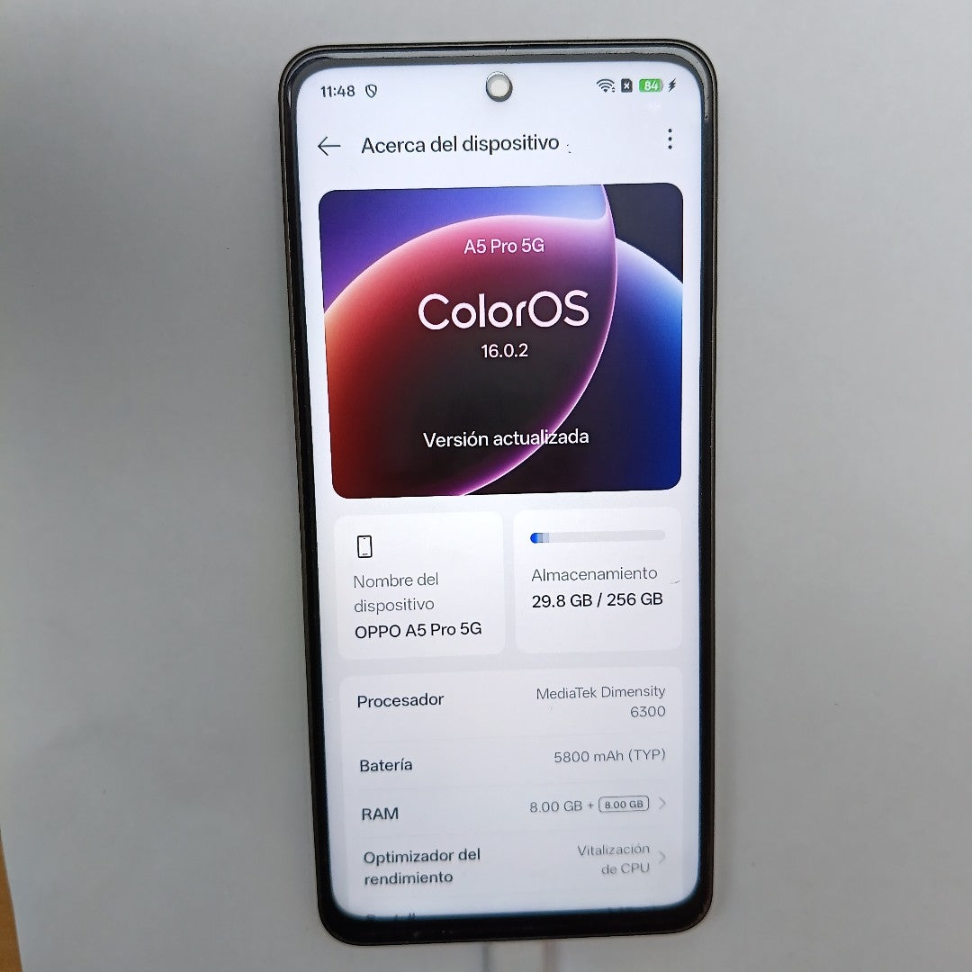 CELULAR OPPO  A5 PRO 5G CPH2695 (2025) 256 GB 8 GB RAM (SEMINUEVO)
