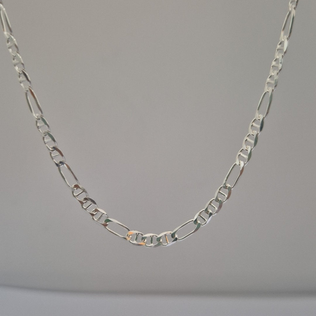 CADENA TEJIDO MARINERO PLATA .925 55 CM 8 GR (NUEVO)