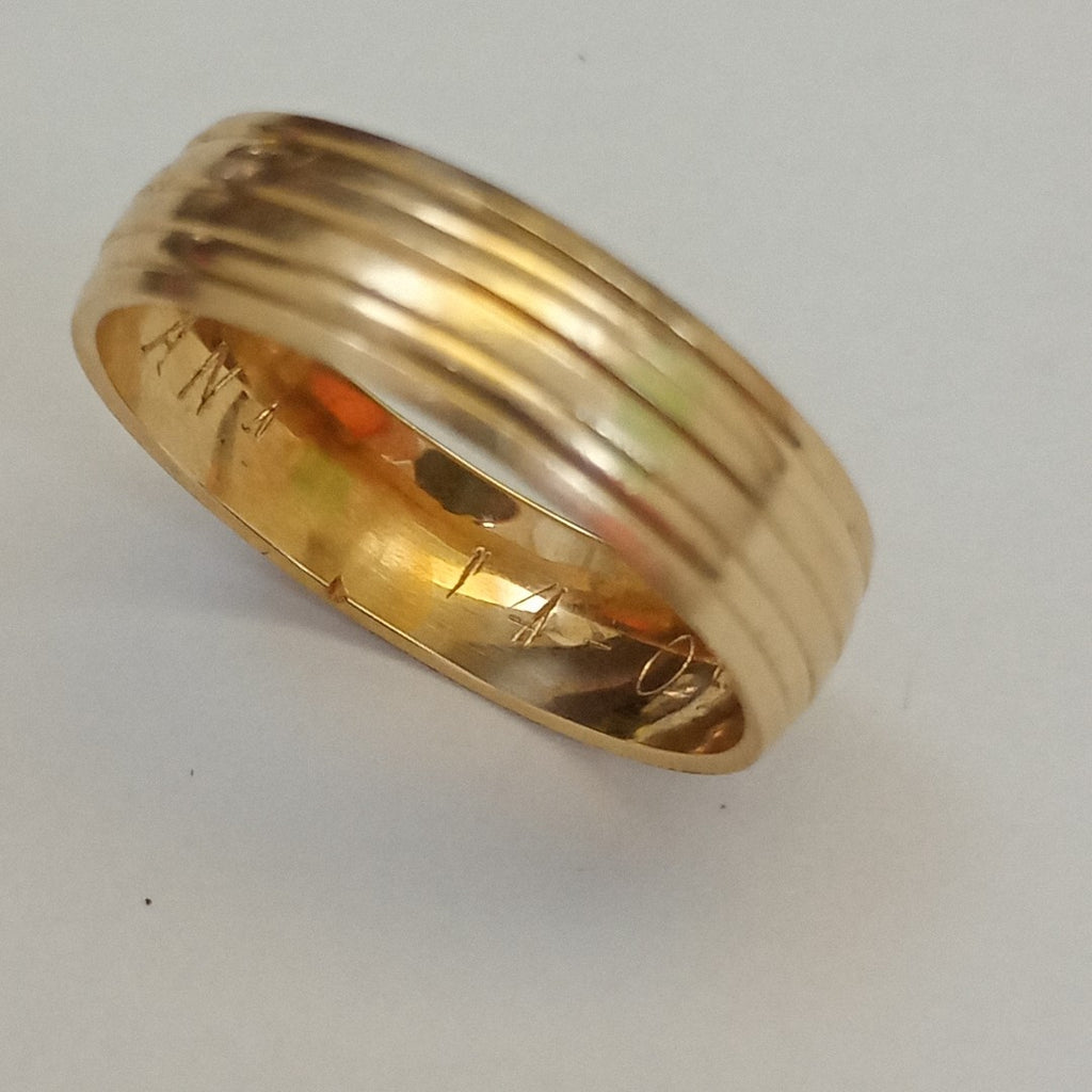 ARGOLLA ORO 14 K 2.9 GRMS (SEMINUEVO)