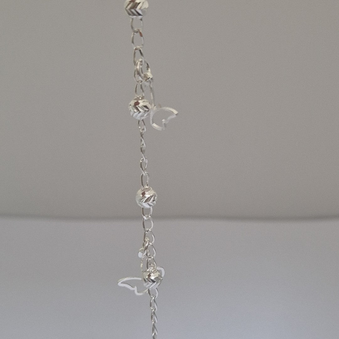 PULSERA TEJIDO ESPECIAL PLATA .925 18 CM 2.9 GR (NUEVO)