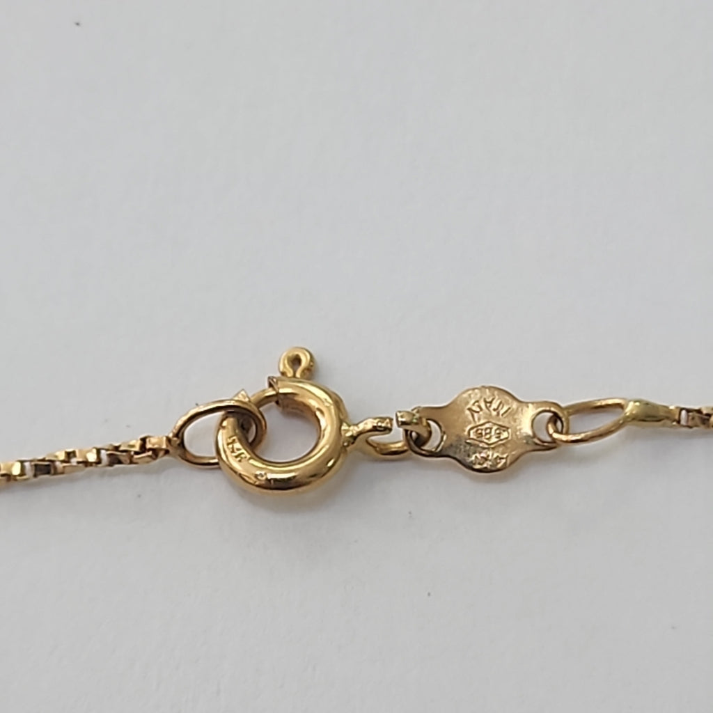 GARGANTILLA ORO 14 K 2.4 GRMS (SEMINUEVO)