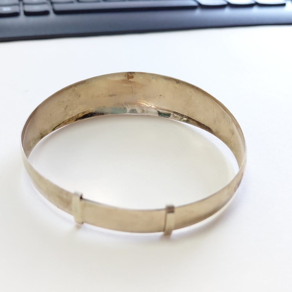 PULSERA RIGIDA ORO, ORO COMBINADO 8 K 12.2 GRMS (SEMINUEVO)
