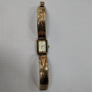 RELOJ CAJA ACERO PULSO ORO ORO 10 K 19 GRMS (SEMINUEVO)