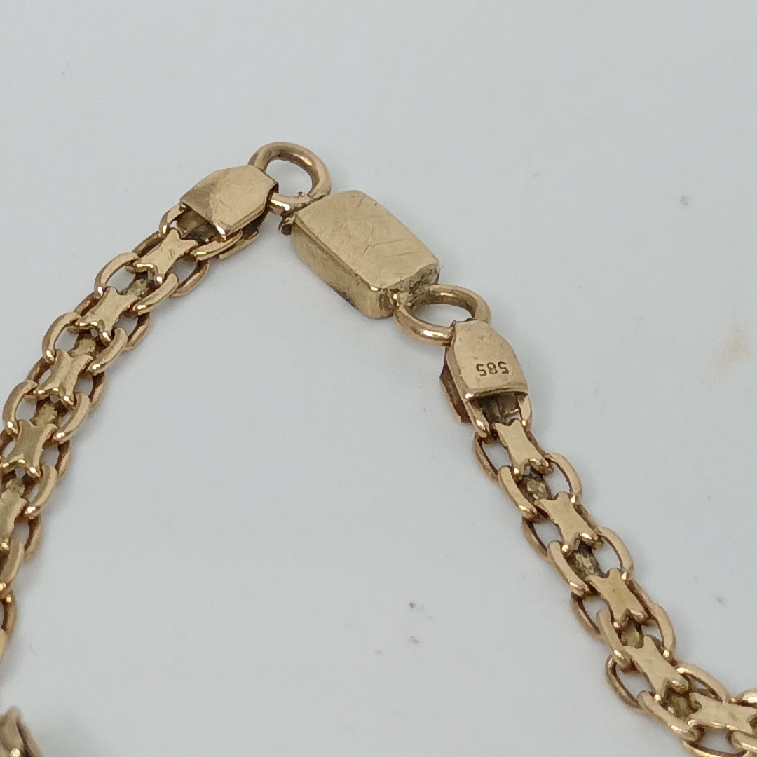 ESCLAVA ORO 14 K 7,10 GRMS (SEMINUEVO)