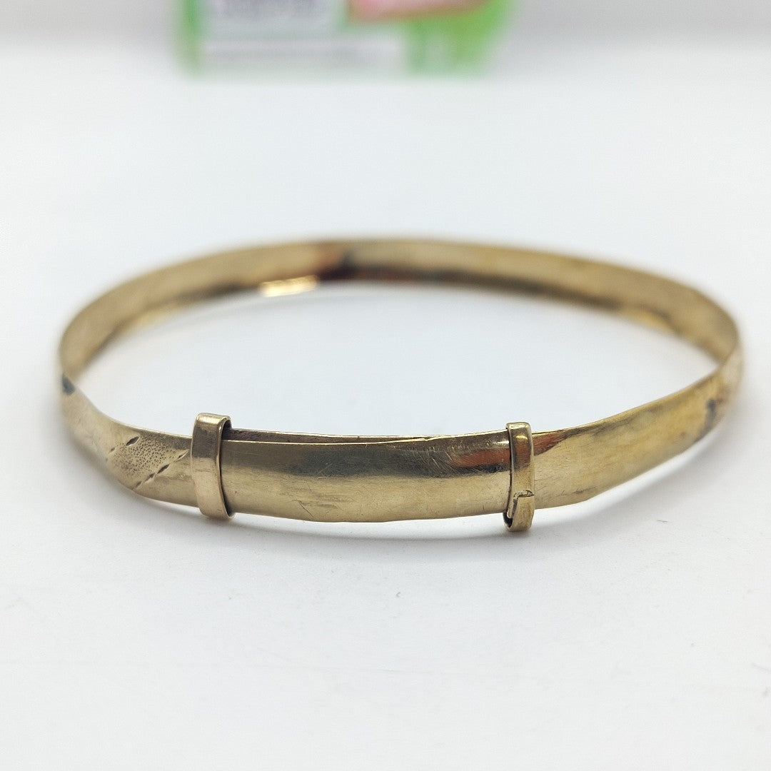 PULSERA RIGIDA ORO 10 K 5 GRMS (SEMINUEVO)