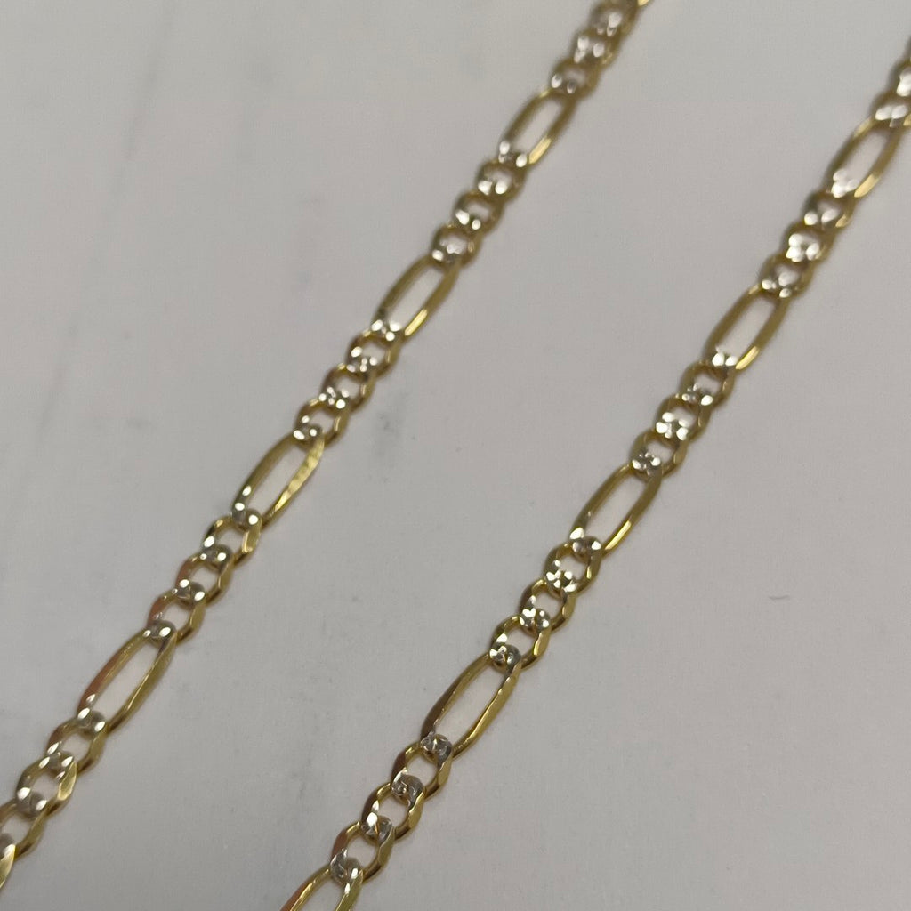 CADENAS 3X1 DIAMANTADA ORO 14K 55 CM 8.3 GR (NUEVO)
