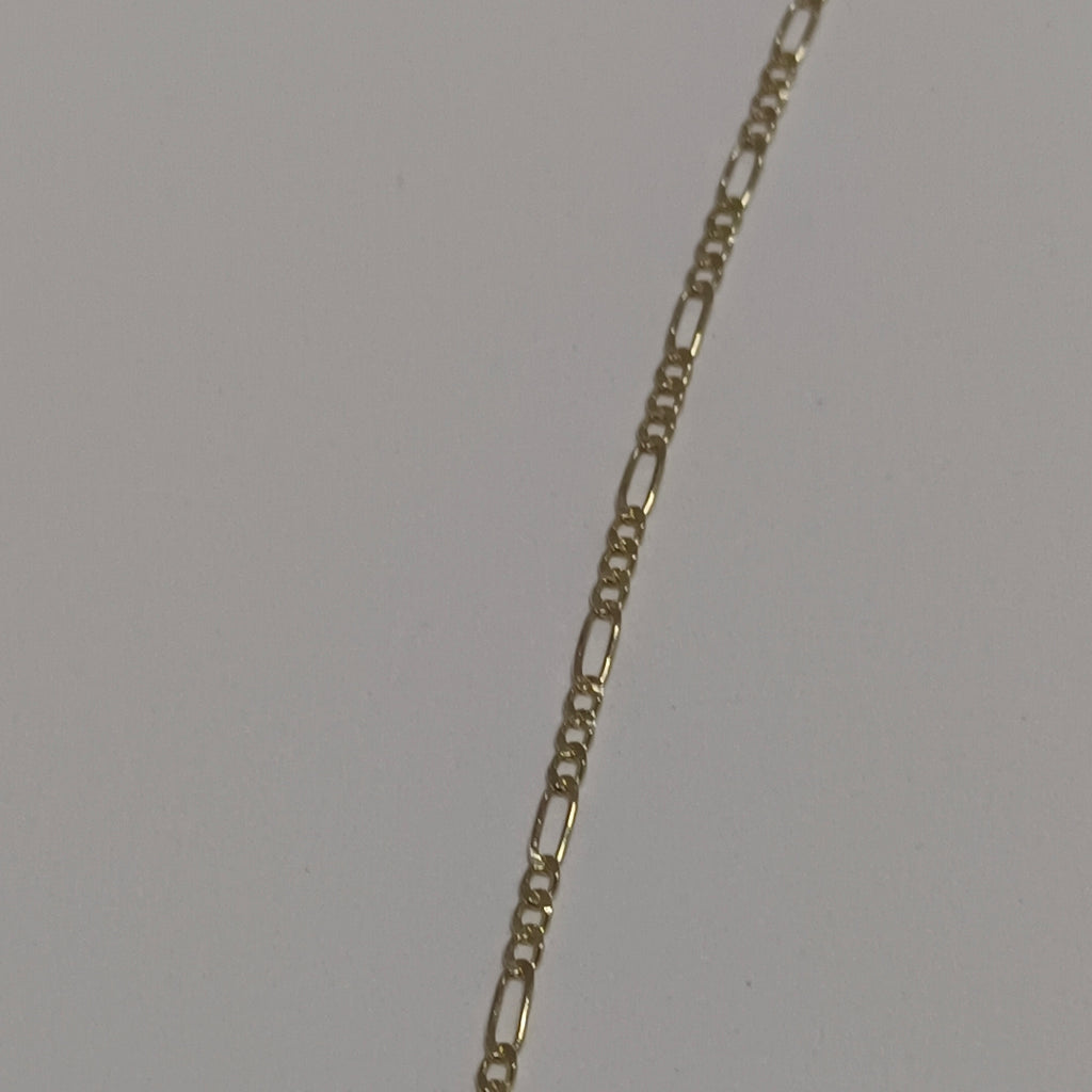 CADENAS TEJIDO 3X1 ORO 14K 55 CM 2.4 GR (NUEVO)