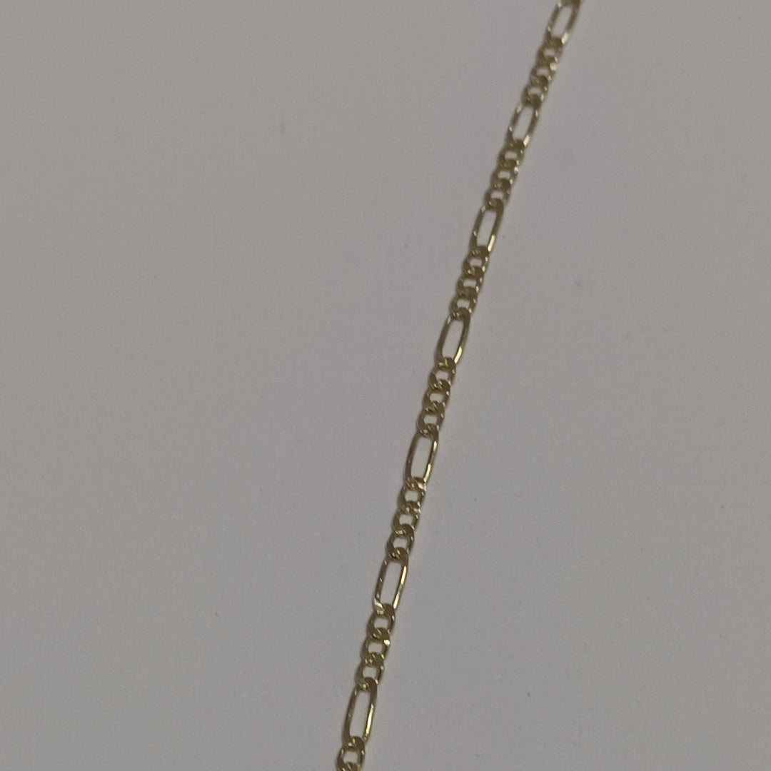 CADENAS TEJIDO 3X1 ORO 14K 55 CM 2.4 GR (NUEVO)