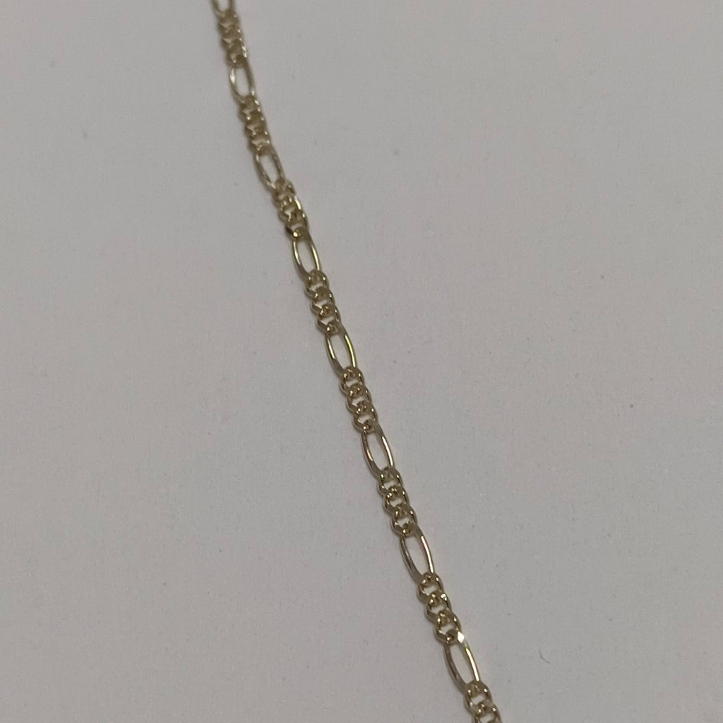 CADENAS TEJIDO 3X1 ORO 14K 55 CM 2.6 GR (NUEVO)