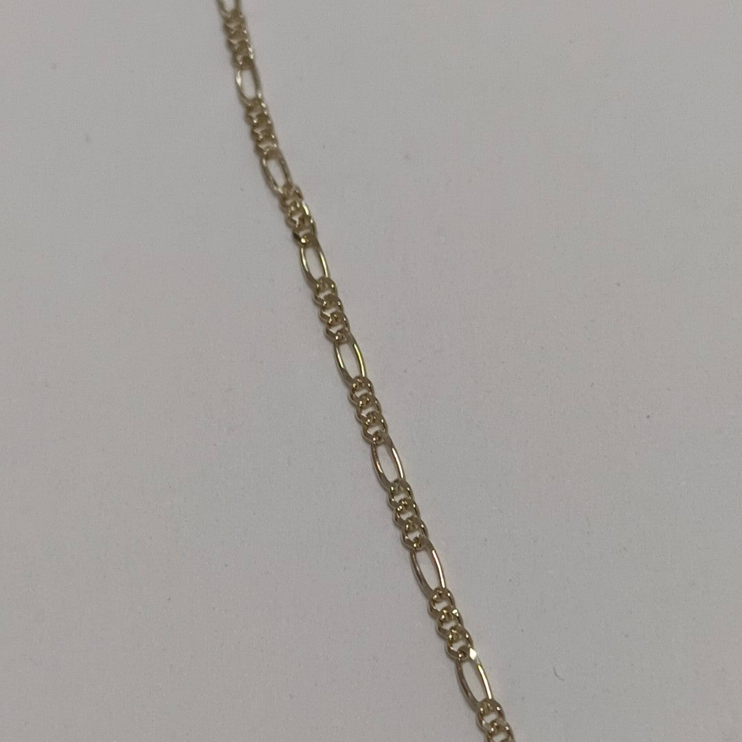 CADENAS TEJIDO 3X1 ORO 14K 55 CM 2.6 GR (NUEVO)