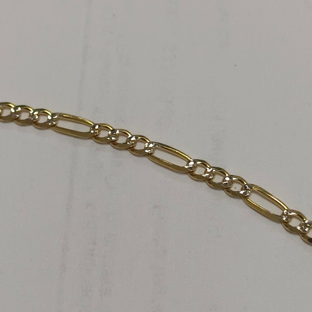 CADENAS 3X1 DIAMANTADA ORO 14K 55 CM 8.7 GR (NUEVO)